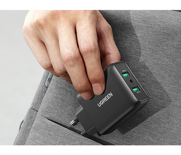 UGREEN Ładowarka sieciowa CD161 2xUSB-A 18W PD3.0 EU czarny - 1488954 - zdjęcie 4